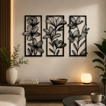 Trio Flower Acrylic