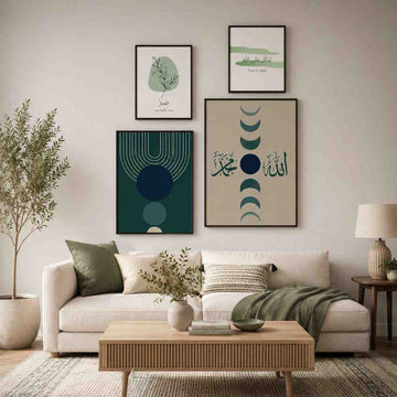Set of 4 Abstract  Frameio