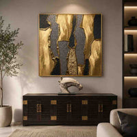 Modern Gold Abstract Frameio