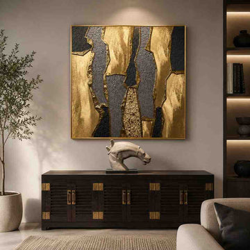 Modern Gold Abstract Frameio