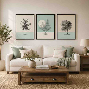 Greeni Trio Abstract Frame