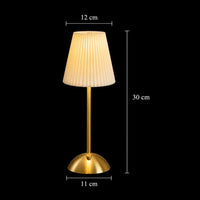 White Table Lamp-Rechargeable & Wireless